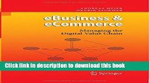 Ebook eBusiness   eCommerce: Managing the Digital Value Chain Free Online