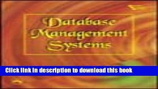 Books Data Management Systems Free Online