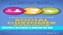 Books Delivering Effective Social Customer Service: How to Redefine the Way You Manage Customer