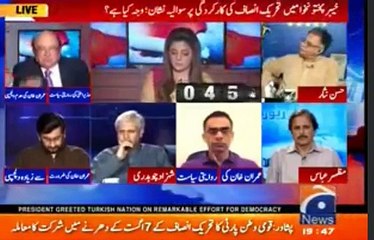 What ever Imran Khan thinks Good About Governance is reflected in KPK - Imtiaz Alam's reply to Salim Safi