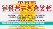 Books The One-Page Proposal: How to Get Your Business Pitch onto One Persuasive Page Free Online