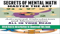 Ebook Secrets of Mental Math: Master the Art of Mental Math -  Advanced Calculation and