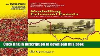 Ebook Modelling Extremal Events: for Insurance and Finance Free Online