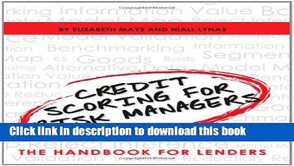 Books Credit Scoring for Risk Managers: The Handbook for Lenders Free Online