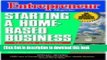 Ebook Entrepreneur Magazine Starting a Home-Based Business (Entrepreneur Magazine Small Business