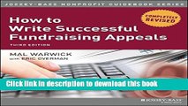 Books How to Write Successful Fundraising Appeals Full Online