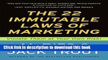 Books The 22 Immutable Laws of Marketing:  Violate Them at Your Own Risk! Full Online