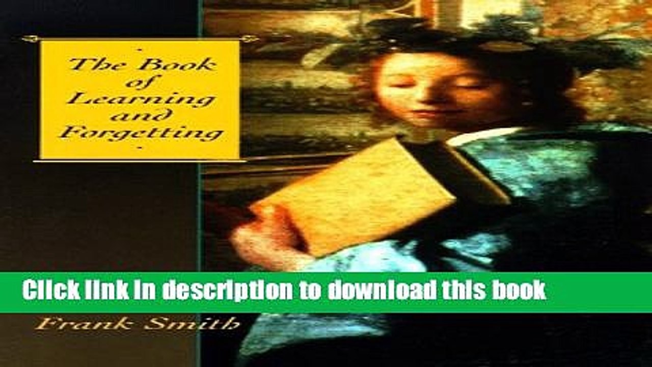 Download  The Book of Learning and Forgetting  Free Books