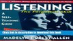 Books Listening: The Forgotten Skill: A Self-Teaching Guide (Wiley Self-Teaching Guides) Full Online
