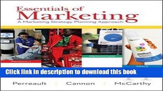 Books Essentials of Marketing: A Marketing Strategy Planning Approach Full Online