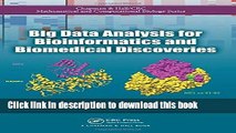 Ebook Big Data Analysis for Bioinformatics and Biomedical Discoveries (Chapman   Hall/CRC