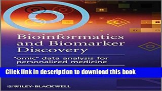 Ebook Bioinformatics and Biomarker Discovery: 