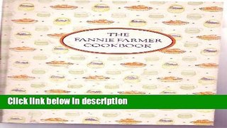 Ebook The Fannie Farmer cookbook Free Online