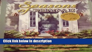 Books Seasons of Thyme: Savoring the Traditions of Sutton, Massachusetts Free Online