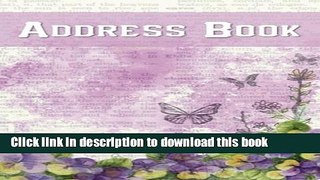 Books Address Book: Lilac Smudge Floral Full Online