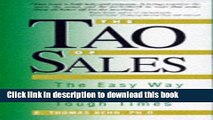 Books The Tao of Sales: The Easy Way to Sell in Tough Times Full Online