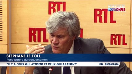 Stéphane Le Foll fustige "ceux qui attisent" le débat sur l'islam, en particulier Nadine Morano