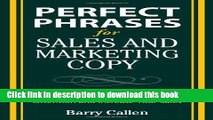 Books Perfect Phrases for Sales and Marketing Copy: Hundreds of Ready-to-use Phrases to Capture