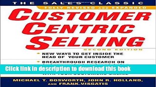 Books CustomerCentric Selling, Second Edition Free Download