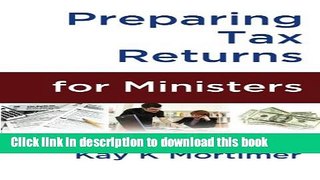 Ebook Preparing Tax Returns for Ministers: A Handbook for Tax Professionals Free Online