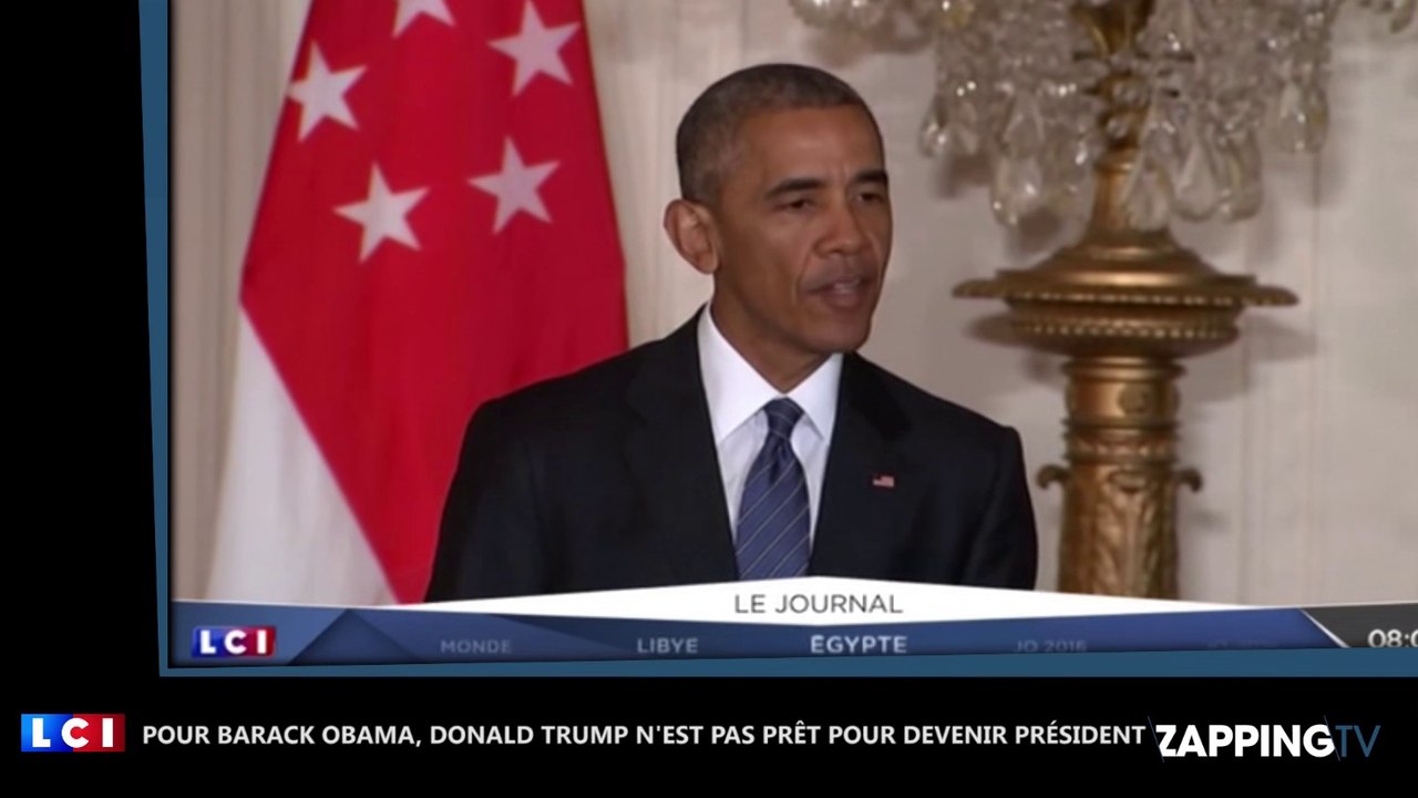 Barack Obama tacle violemment Donald Trump en pleine conférence de presse (Vidéo)