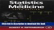 Books Statistics in Medicine, Third Edition Full Online