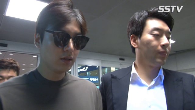 20160802 SSTV - Lee Min Ho Korea Incheon Airport after KCON LA 2016