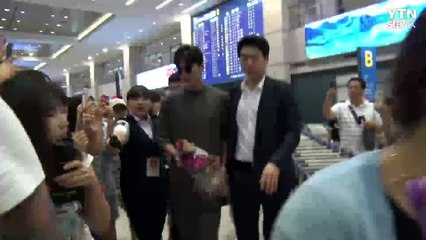 20160802 YTN - Lee Min Ho Korea Incheon Airport after KCON LA 2016