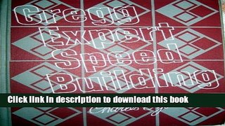 Download  Gregg Expert Speed Building (Diamond Jubilee Series)  {Free Books|Online