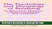 Ebook The Psychology and Physiology of Breathing: In Behavioral Medicine, Clinical Psychology, and