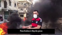 Ce rebelle syrien tient à s'excuser de bruler des pneus et de polluer!