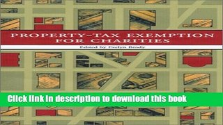 Books Property-Tax Exemption for Charities: Mapping the Battlefield (Urban Institute Press) Free