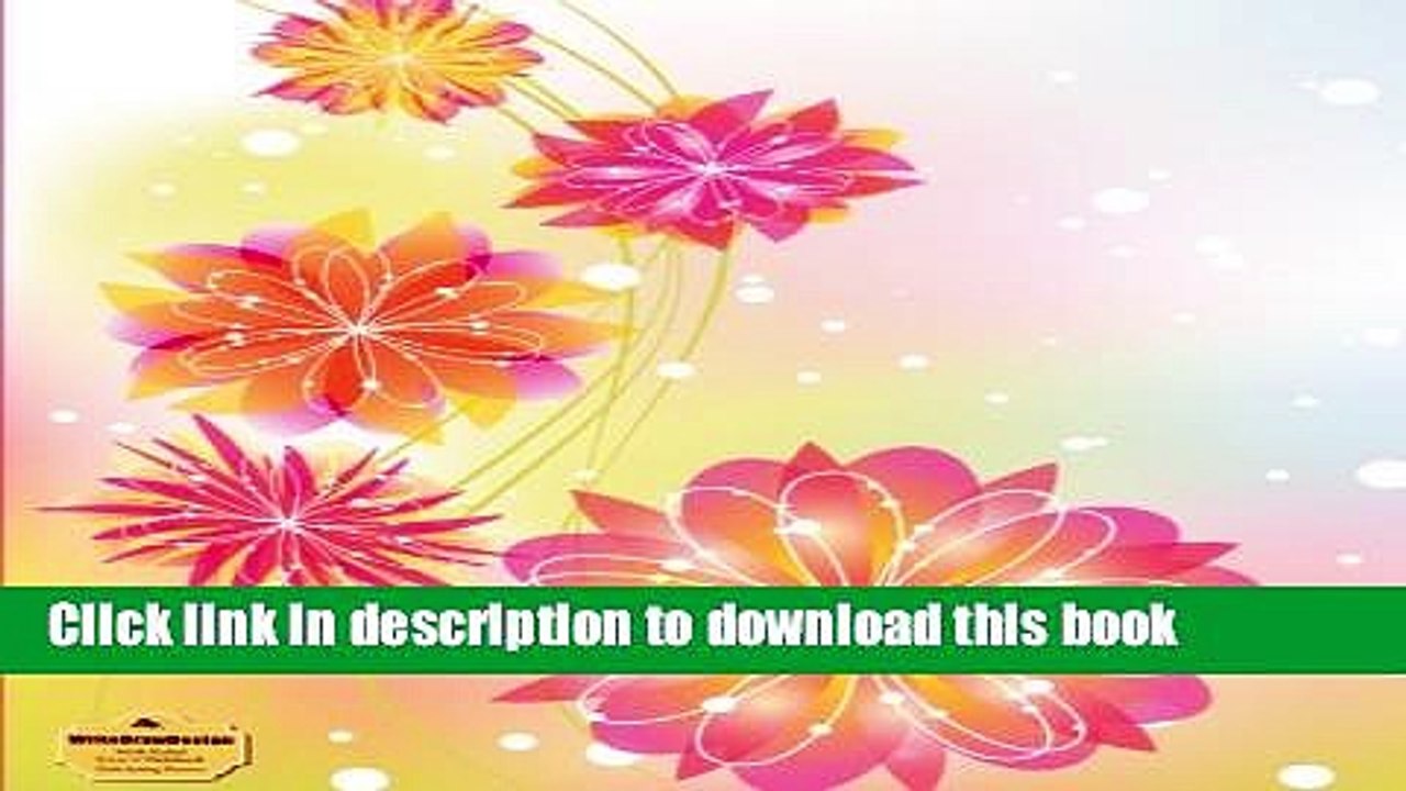 Download  WriteDrawDesign Notebook, Wide Ruled, 8.5 x 11 Inches, Pink Spring Flowers (Floral