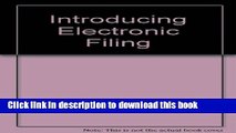 PDF  Introducing Electronic Filing  Online