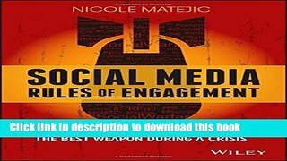 Ebook Social Media Rules of Engagement: Why Your Online Narrative is the Best Weapon During a