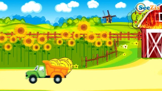 Polis Arabası, Kamyon, Vinç ve Yarış Arabası - Akıllı Arabalar - Eğitici çizgi film