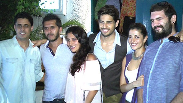 Sidharth Malhotra Parties At Olive Bar After 'Baar Baar Dekho' Trailer Launch