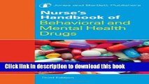 Ebook Nurse s Handbook Of Behavioral And Mental Health Drugs (Nurse s Handbook of Behavioral