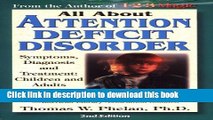 Ebook All About Attention Deficit Disorder: Symptoms, Diagnosis, and Treatment: Children and