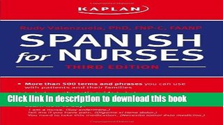 Books Spanish for Nurses Full Online