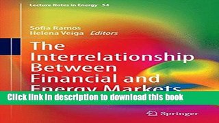 Books The Interrelationship Between Financial and Energy Markets Free Online