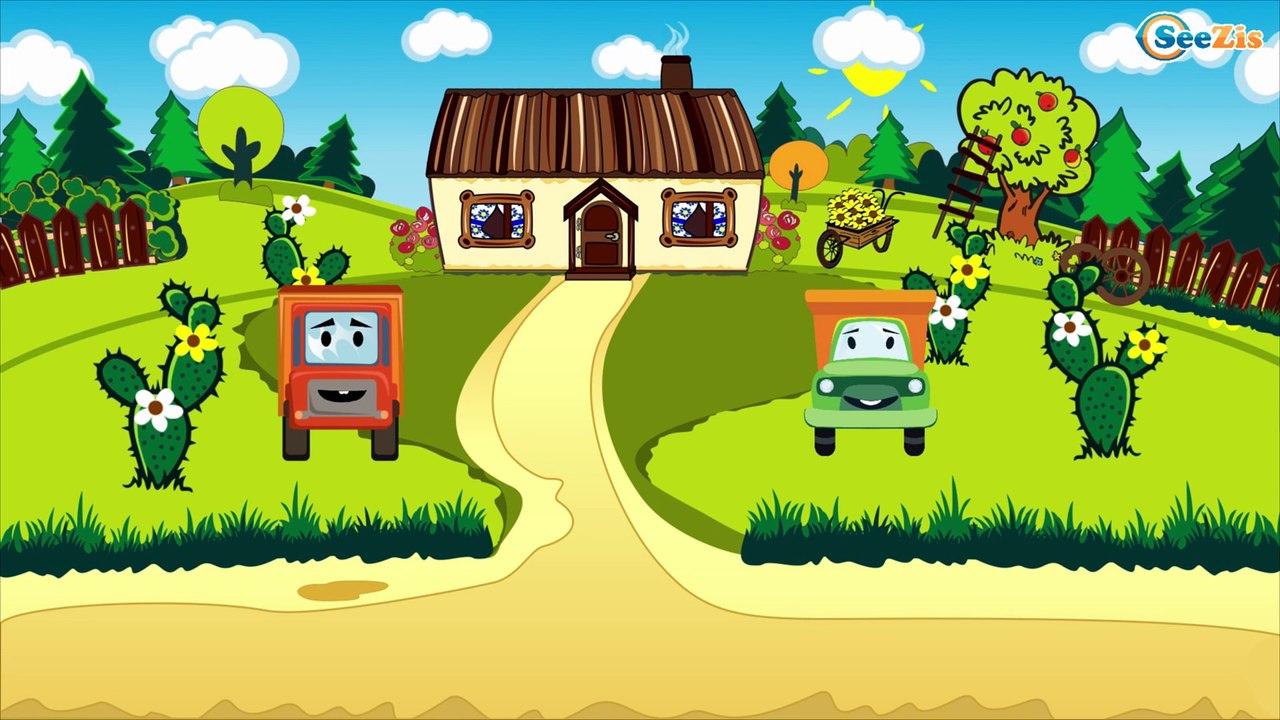 Service Vehicles - The Tow Truck with Car Service & Car Wash - Cars & Trucks Cartoons for children