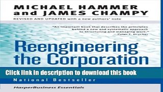 Books Reengineering the Corporation: A Manifesto for Business Revolution Free Online