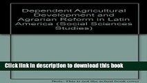 Books Dependent Agricultural Development and Agrarian Reform in Latin America (Social sciences