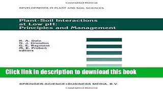 Books Plant-Soil Interactions at Low pH: Principles and Management: Proceedings of the Third