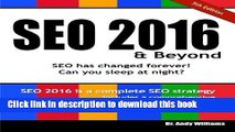 Ebook SEO 2016   Beyond: Search engine optimization will never be the same again! (Webmaster)