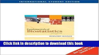 Ebook Fundamentals of Biostatistics Full Online