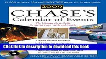 Books Chase s Calendar of Events 2009 (Book   CD-ROM): The Ulitmate Go-To Guide for Special Days,