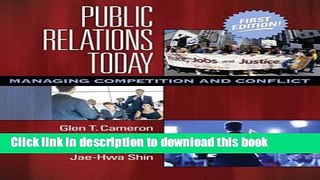 Books Public Relations Today: Managing Competition and Conflict Free Online