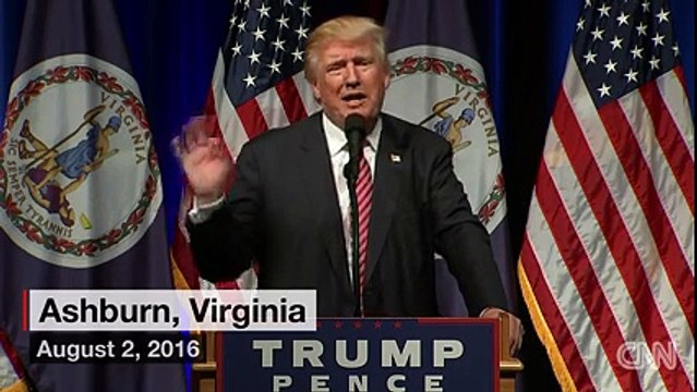 Quand Donald Trump s'énerve et fait sortir un bébé de la salle